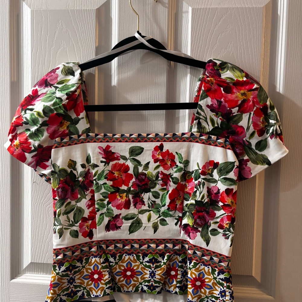 ANTONIO MELANI Puff Sleeve Blouse